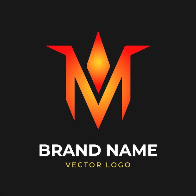 Logo wektorowe litery M logo marki litery M