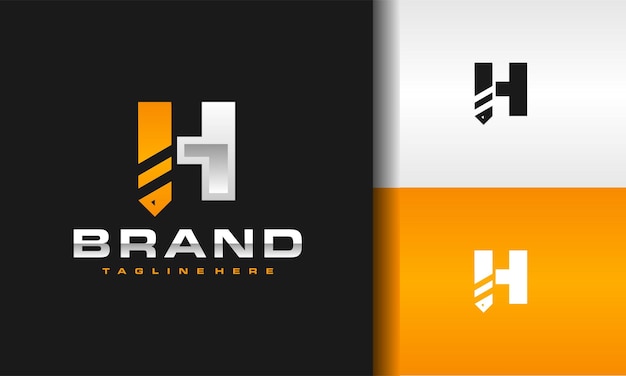 Logo wiertła litery H