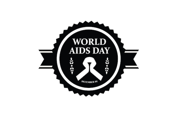 Plik wektorowy logo world aids 129