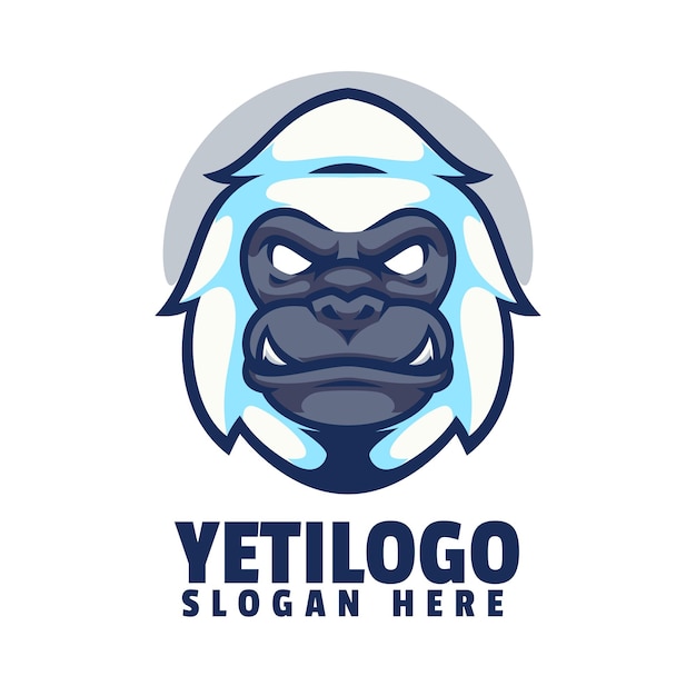 Logo Yeti Na Niebieskim Tle