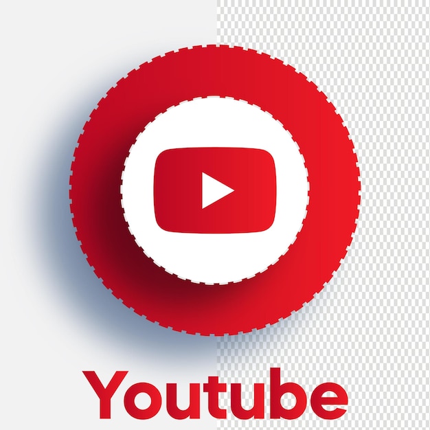 Plik wektorowy logo youtube png