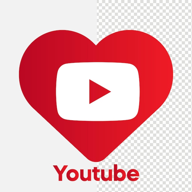 Plik wektorowy logo youtube w formacie png
