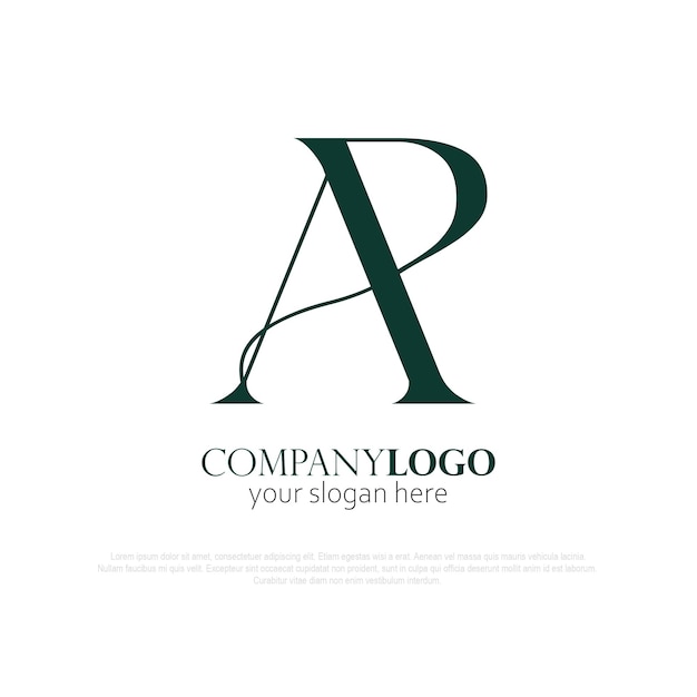 Logo Z Monogramem Ap