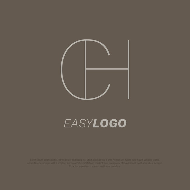 Logo z monogramem CH