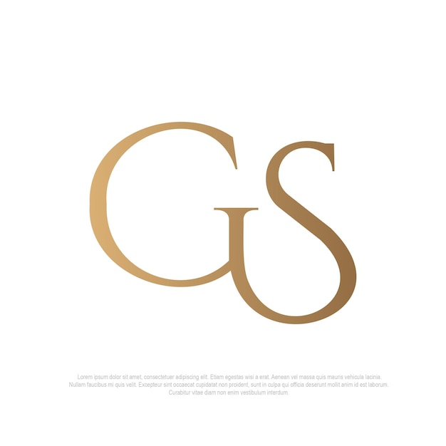 Logo z monogramem GS