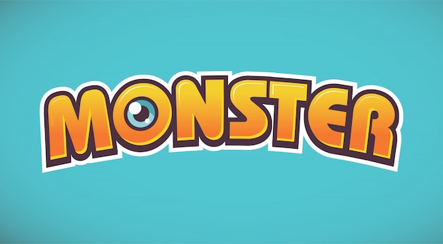 Logo Z Napisem Monster