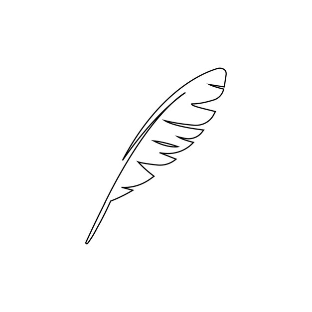 Logo z piórkiem