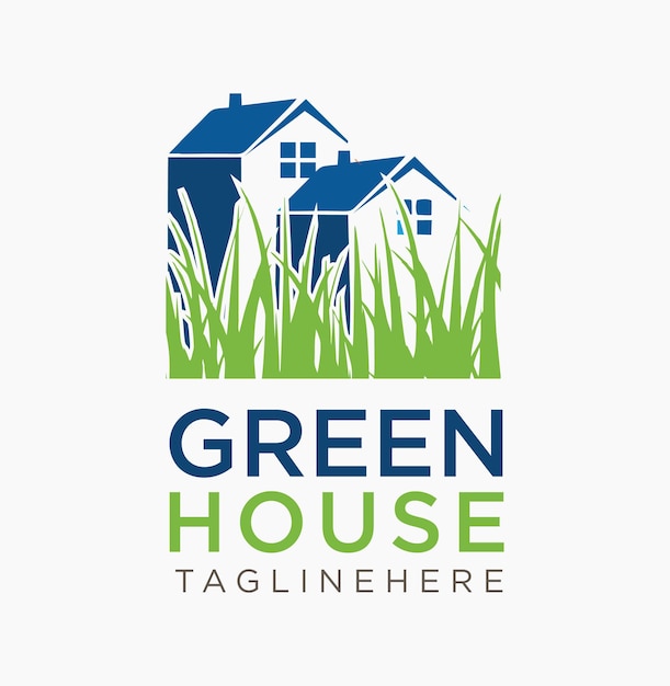 Logo Zielonego Domu Projekt Koncepcja Oszczędzania Energii