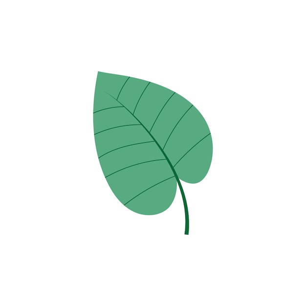 Logo zielonego drzewa liść ekologia natura element wektora