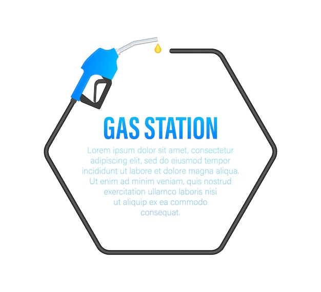 Plik wektorowy lokalizacja ikony stacji benzynowej. pompa paliwa, lokalizacja stacji paliw.