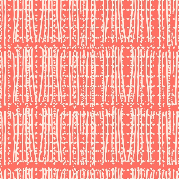 Łosoś i biały krawat barwnik wzór. Bezszwowy nadruk Shibori. Akwarela ręcznie rysowane batik. Ręcznie robiony akwarelowy wzór krawata do koszuli. Tradycyjne płytki w Japonii. Różowo-beżowy shibori.