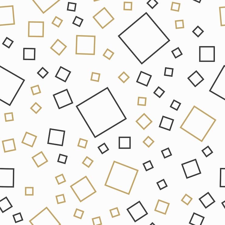Wektor losowe kwadraty wzór, streszczenie tło. geometryczna prosta ilustracja. kreatywny i luksusowy styl
