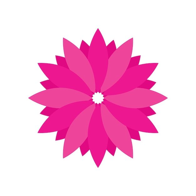 Plik wektorowy lotus ikon wektorowy szablon ilustracja projekt logo