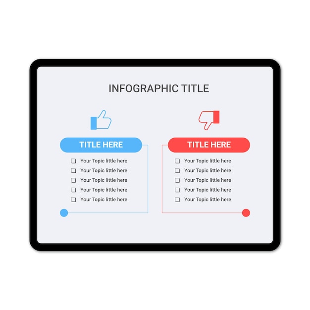 Lubię I Nie Lubię Infografiki