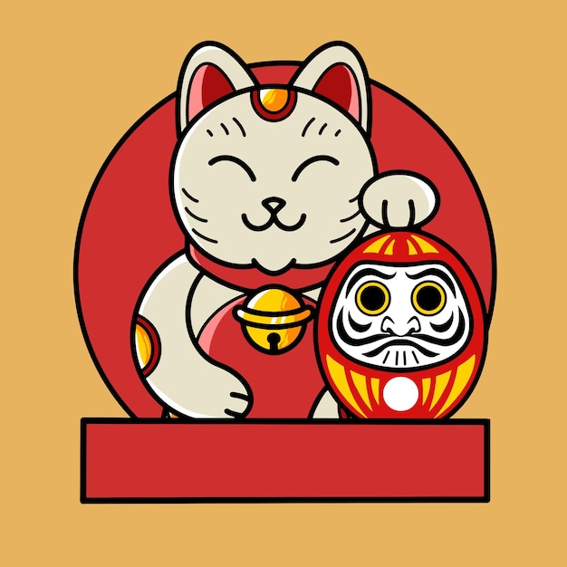 Plik wektorowy lucky cat