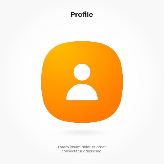 Ludzie 3D, osoba, ikona profilu użytkownika, znak zdjęcia profilowego, ikona kontaktów dla UI UX, aplikacji mobilnej, UI