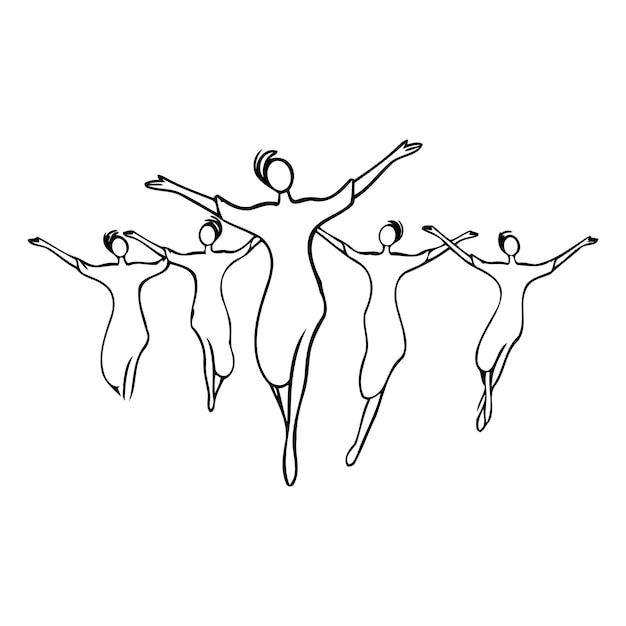 Plik wektorowy ludzie tańczący w falach ilustracja wektorowa eps 10