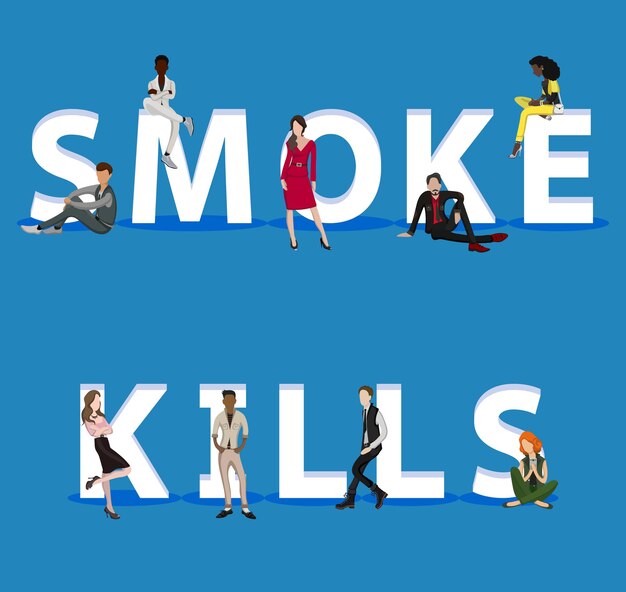 Ludzie w Smoke Kills do prezentacji internetowych aplikacji mobilnych
