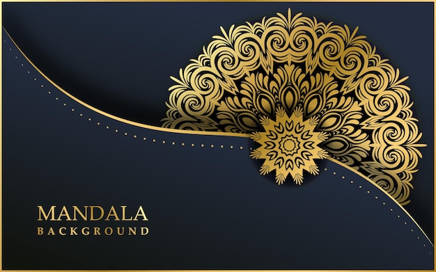 Luksusowa Mandala Islamska Kolorowanka Mandali W Tle