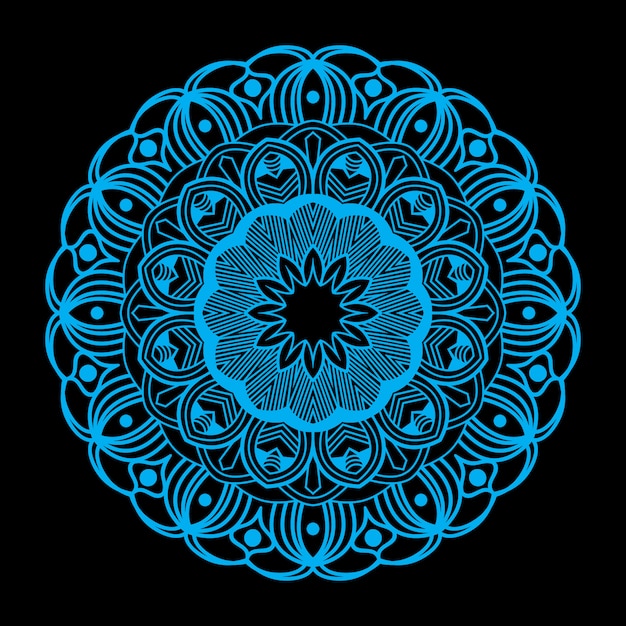 luksusowa mandala kwiatowa