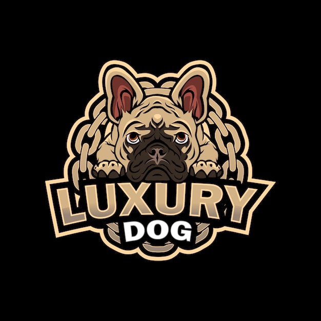 Luksusowe Maskotka Buldog Francuski Logo