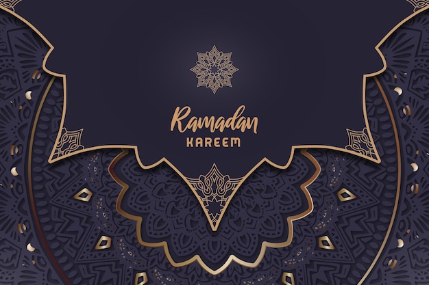 Luksusowe Tło Dekoracyjne Ramadan Kareem