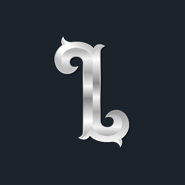 Plik wektorowy luksusowe unikalne początkowe logo litery i