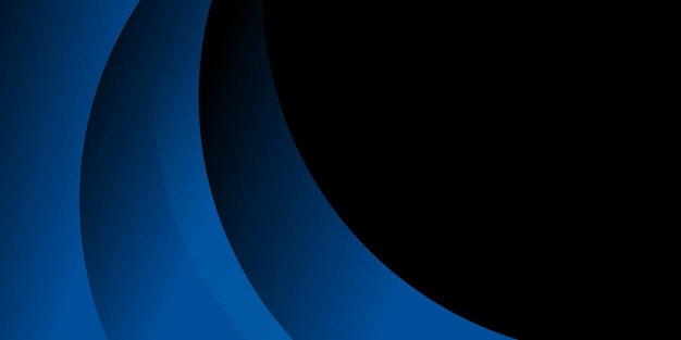 Luksusowy niebieski tło gradient fal projektowania