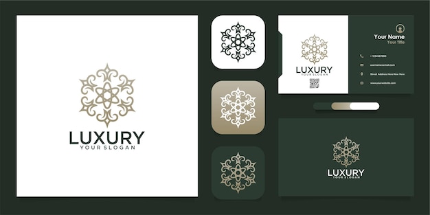 Luksusowy Projekt Logo I Wizytówka