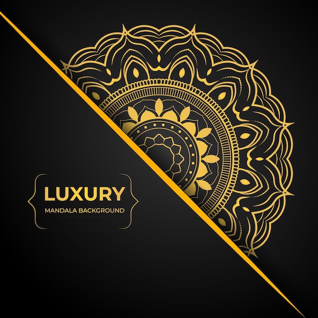 Plik wektorowy luksusowy projekt mandali