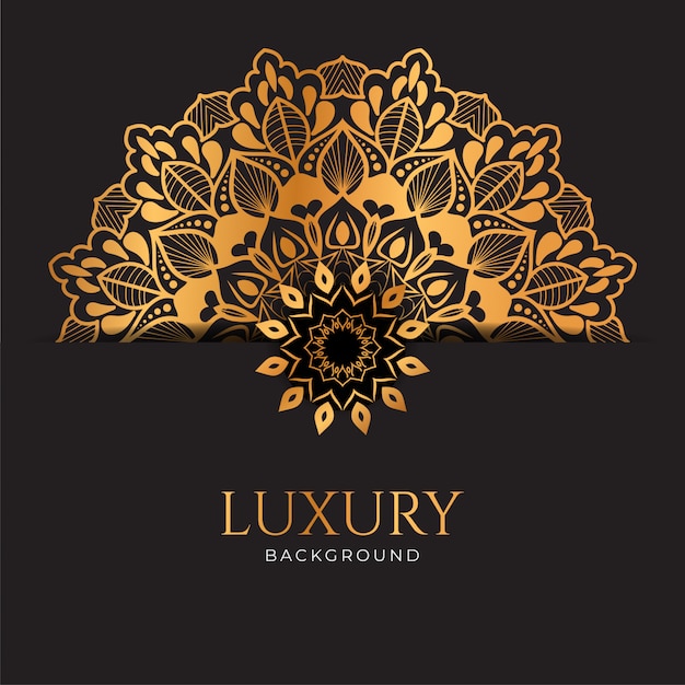 Plik wektorowy luksusowy szablon premii islamski projekt mandali