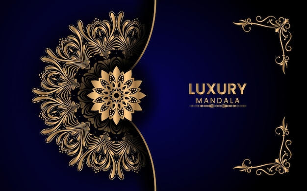Luksusowy Wektor Tło Mandala W Stylu Islamskim Premium Wektorów