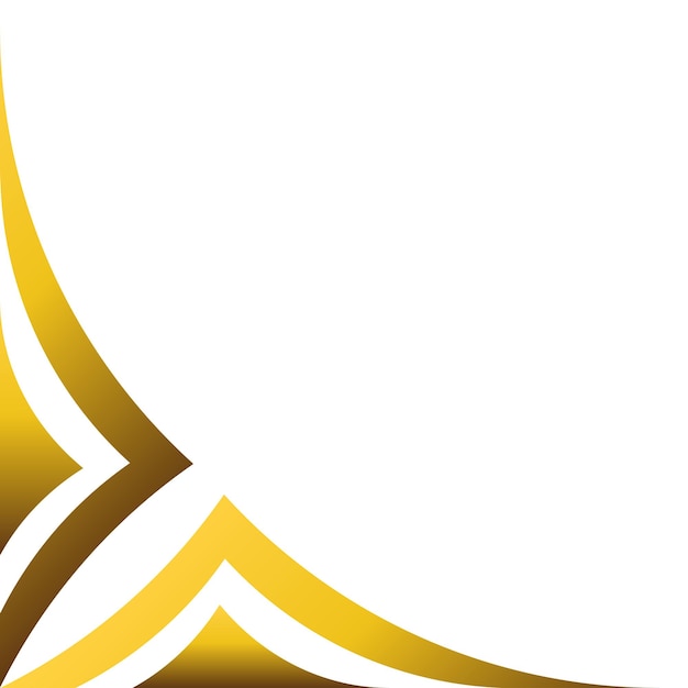 luksusowy złoty element geometryczny