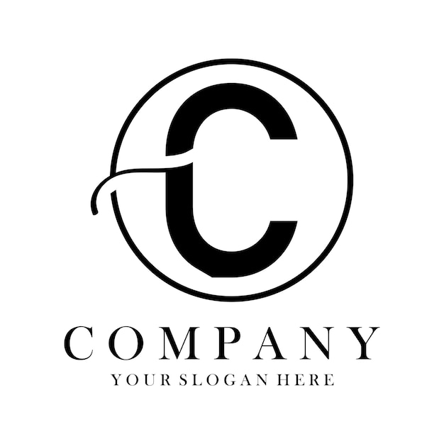 Luxury C Logo Design C Letter Design Wektor