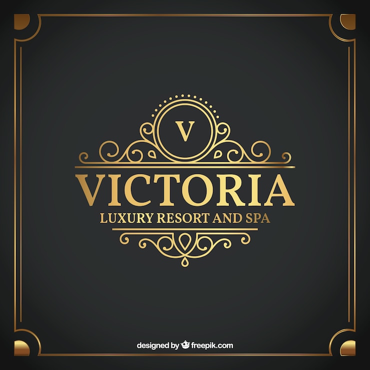Wektor luxury hotel label