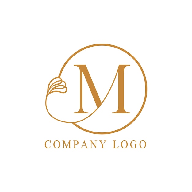 Luxury M logo design vector art Fashion M logo design Simple M logo M Beauty fashion logo design