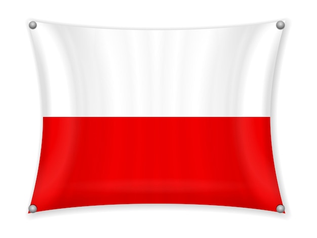 Plik wektorowy macha flagą polski