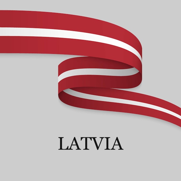 Macha wstążką lub baner z flagą