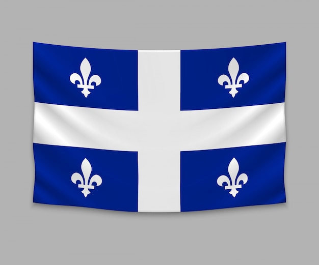 Machać Flaga Quebecu