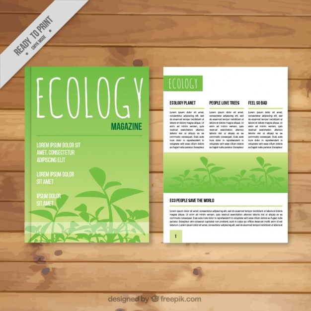 Plik wektorowy magazyn o zrównoważonym rozwoju
