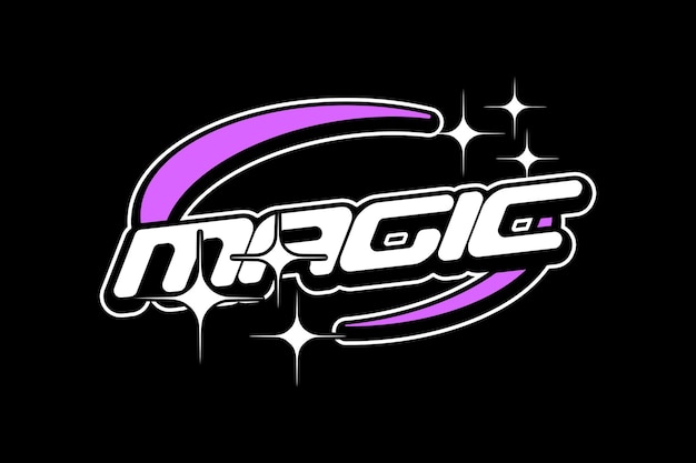 Magiczne Logo Z Tytułem „magia”