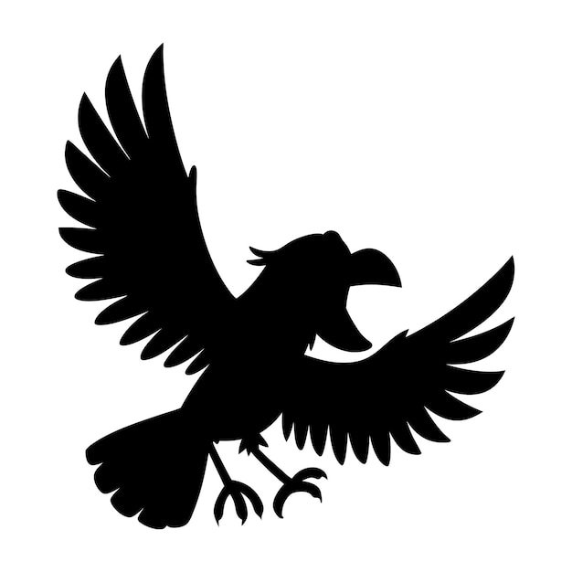 Majestic Eagle Silhouette (Silueta orła majestatycznego)