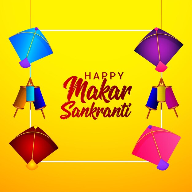 Makar Sankranti hinduistyczna karta uroczystości