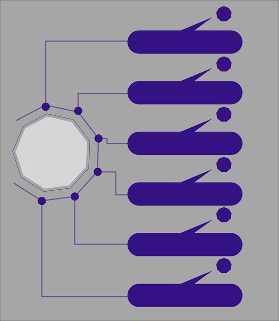 Plik wektorowy makieta infografiki