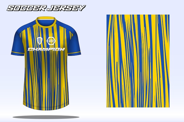 Makieta Projektu Koszulki Sportowej Koszulki Piłkarskiej Dla Klubu Piłkarskiego