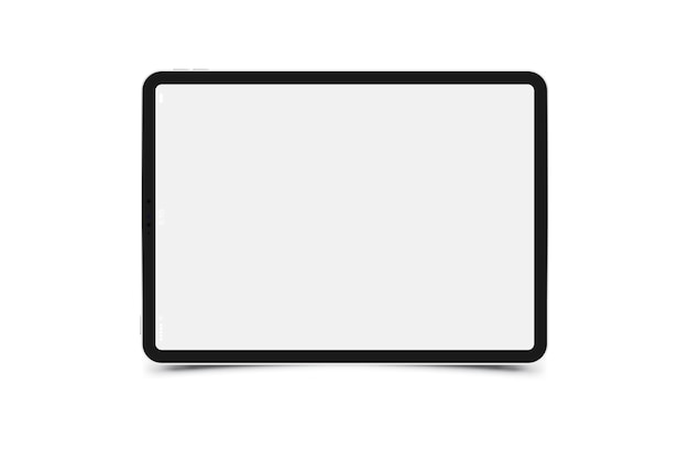 Makieta realistyczny czarny tablet