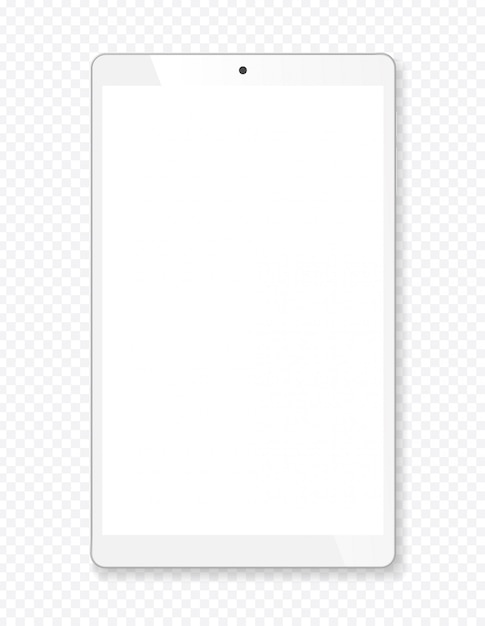 Makieta realistyczny komputer przenośny tablet