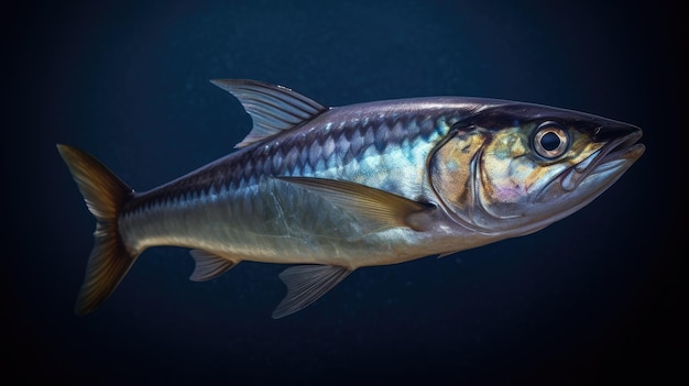 Plik wektorowy makrela zbliżenie ryb izolowane makrela w morzu połowów morskich sprzedaż ryb