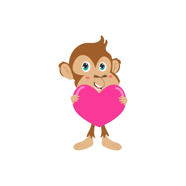 Małpa Ze Znakiem Miłości