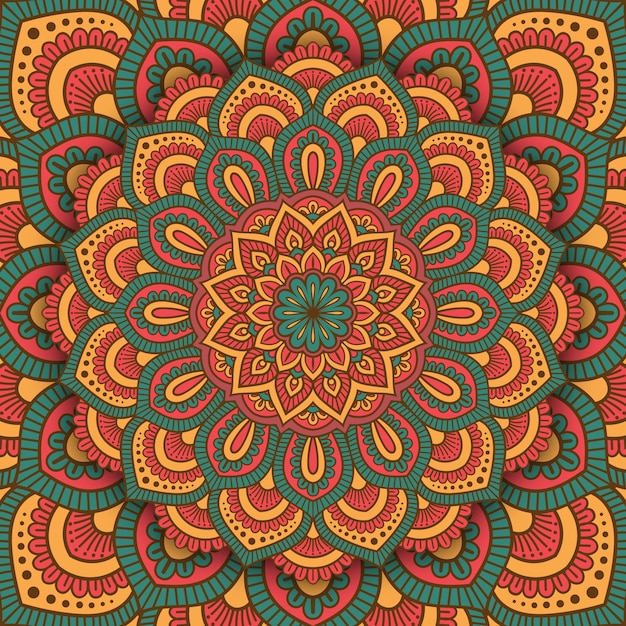 Mandala abstrakcyjny wzór tła.